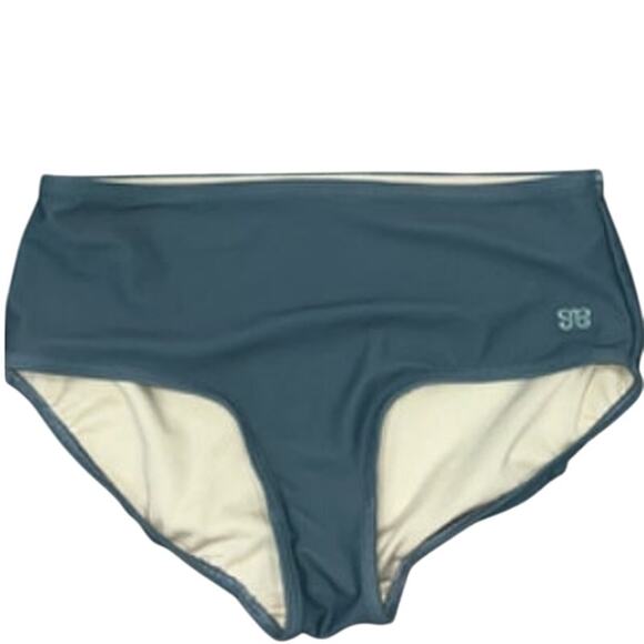 ALBION 2 Piece Golden Hour Olivia Swim Crop Top/Sea Salt Midi Bottom XS - Picture 5 of 13